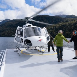 Guests leaving via heli 5